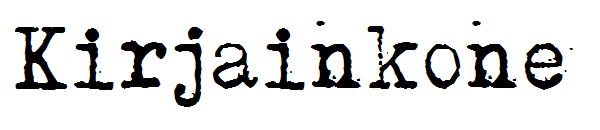 Kirjainkone字体