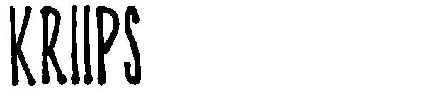 Kriips字体