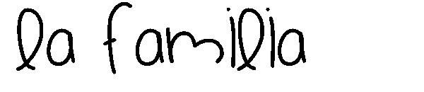 La Familia字体