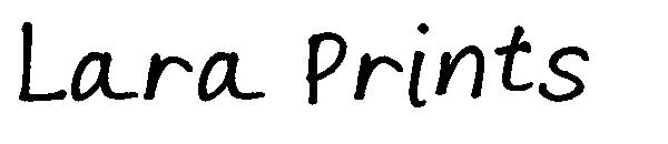 Lara Prints字体