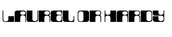 Laurel Or Hardy字体