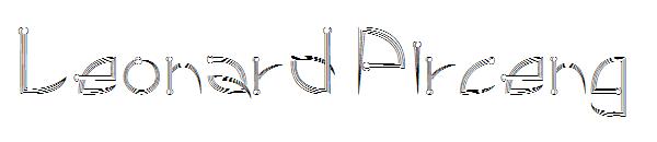 Leonard Pirceng字体