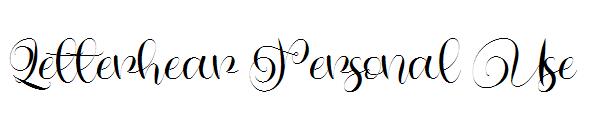 Letterhear Personal Use字体