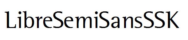 LibreSemiSansSSK字体