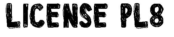 License PL8字体