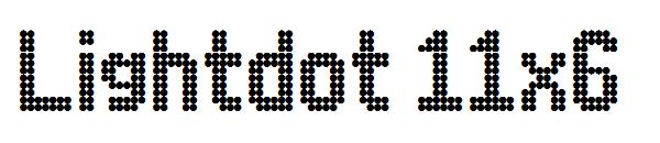 Lightdot 11x6字体