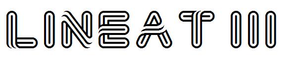 lineat iii字体
