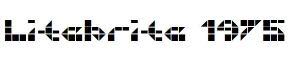 Litebrite 1975字体