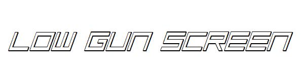 Low Gun Screen字体