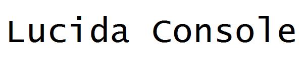 Lucida Console字体