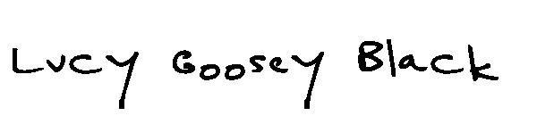 Lucy Goosey Black字体