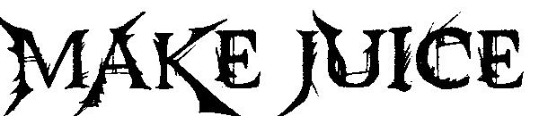 Make Juice字体