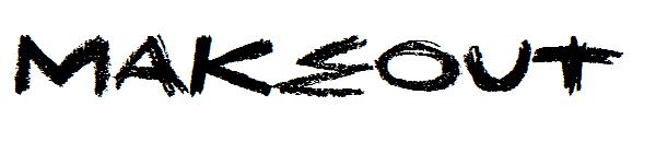 MakeOut字体