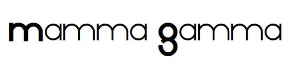 Mamma Gamma字体