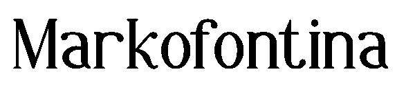 Markofontina字体