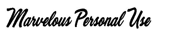 Marvelous Personal Use字体