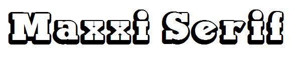 Maxxi Serif字体