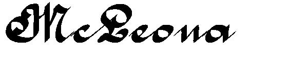 McLeona字体