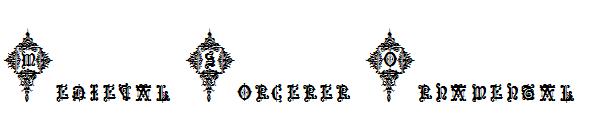 Medieval Sorcerer Ornamental字体