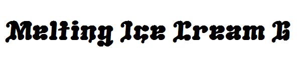 Melting Ice Cream G字体