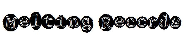 Melting Records字体