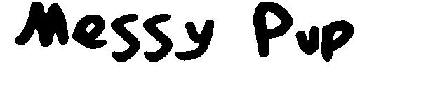 Messy Pup字体