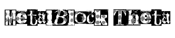 MetalBlock Theta字体