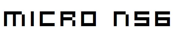 Micro N56字体