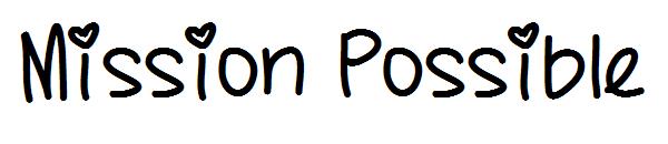 Mission Possible字体