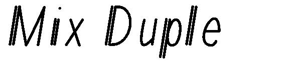 Mix Duple字体