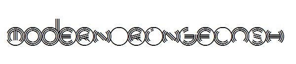 Modern Ringflash字体