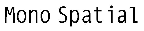 Mono Spatial字体