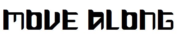 Move Along字体
