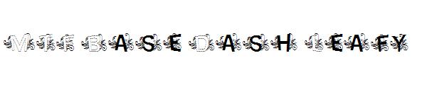 MTF Base Dash Leafy字体