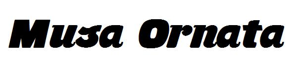 Musa Ornata字体