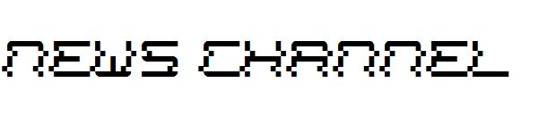 News Channel字体