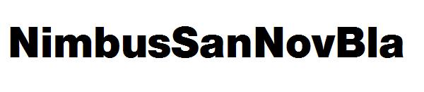NimbusSanNovBla字体