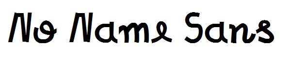 No Name Sans字体