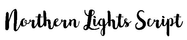 Northern Lights Script字体