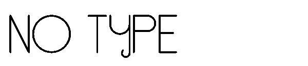 No Type字体