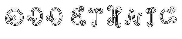 Odd Ethnic字体