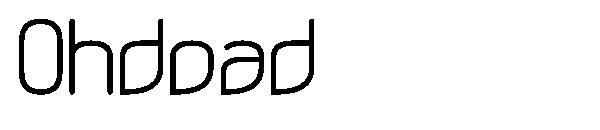 Ohdoad字体