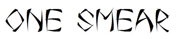 One Smear字体