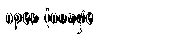 Open Lounge字体