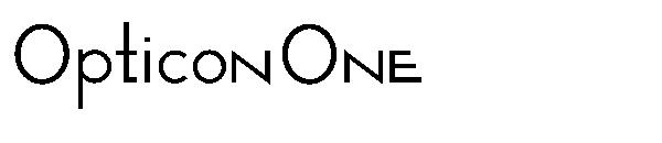 Opticon One字体