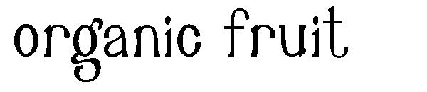 Organic Fruit字体