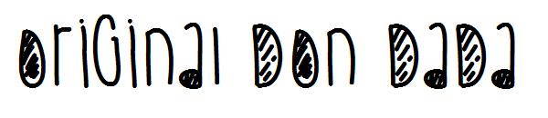 Original Don Dada字体