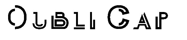 Oubli Cap字体