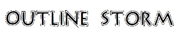 Outline Storm字体