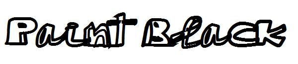 Paint Black字体